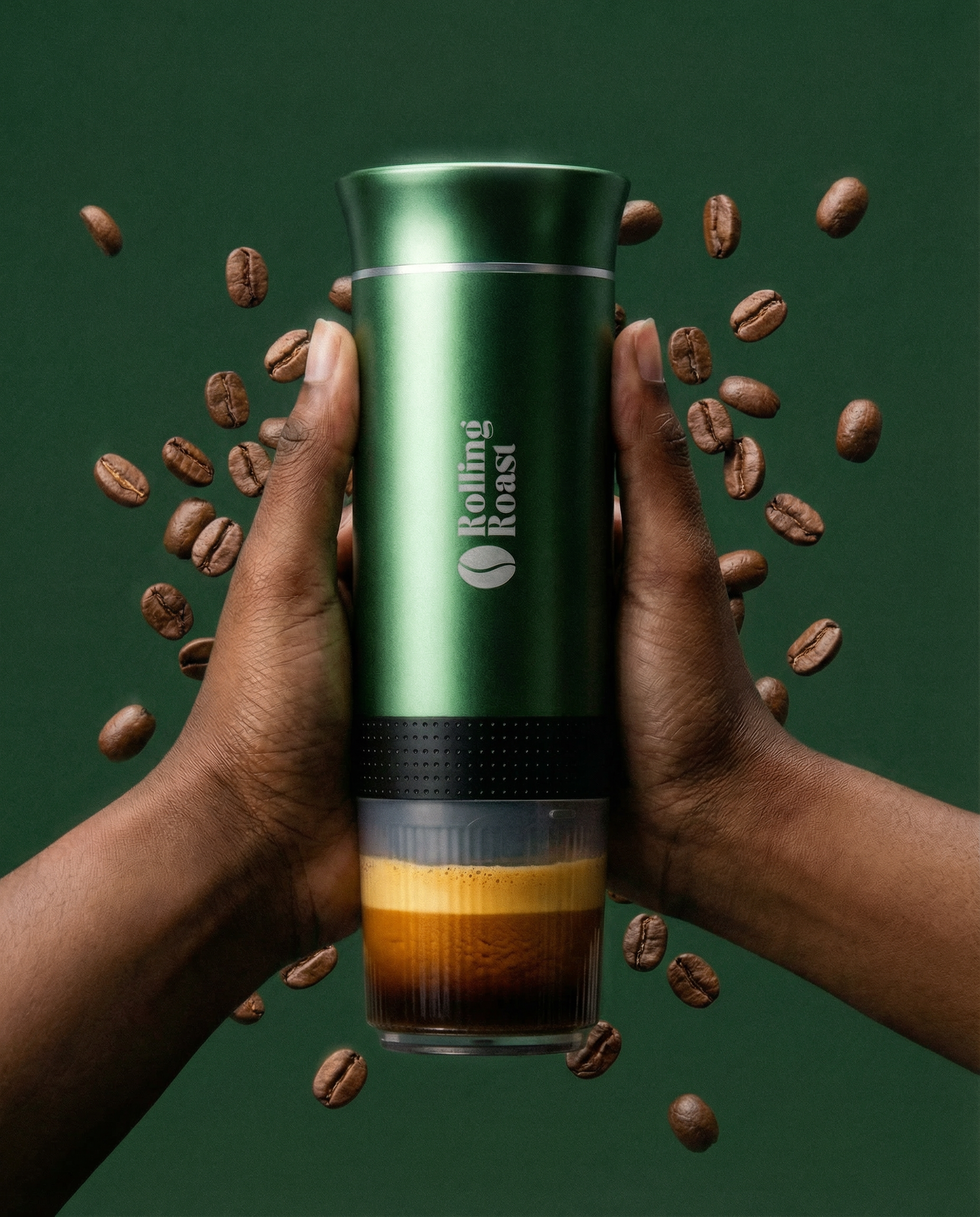 Rolling Roast Nomad 3-in-1 portable espresso machine